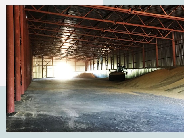 Строительство зернохранилищ в Кондопоге