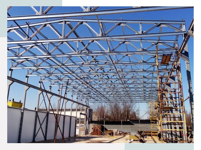 Строительство цехов в Кондопога от 609 руб. под ключ