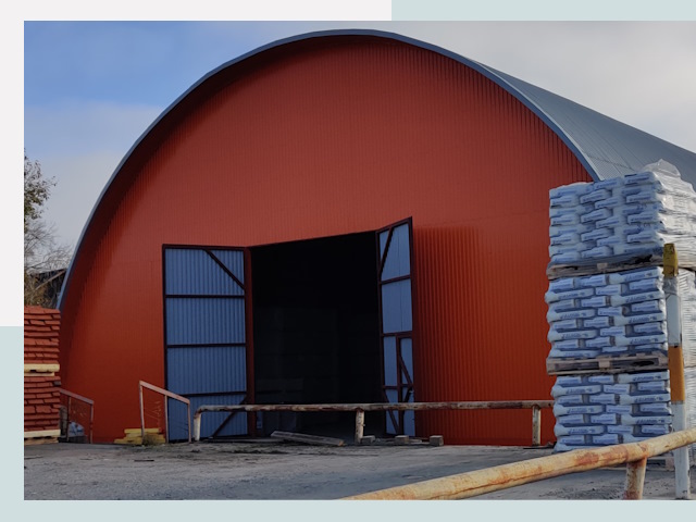 Полукруглые ангары по цене от 609 руб. в Кондопога