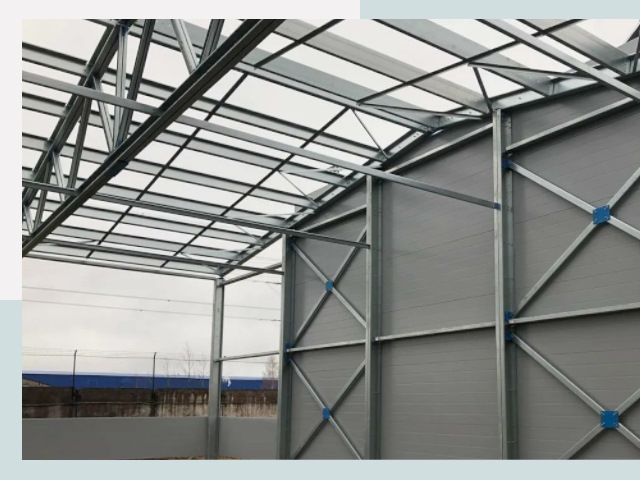 Каркасные ангары от СтальСтрой-Кнп по цене от 609 руб.