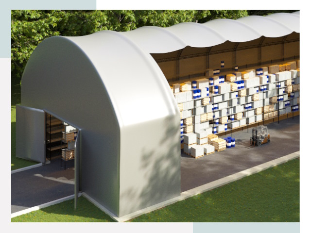Тентовые ангары в Кондопоге