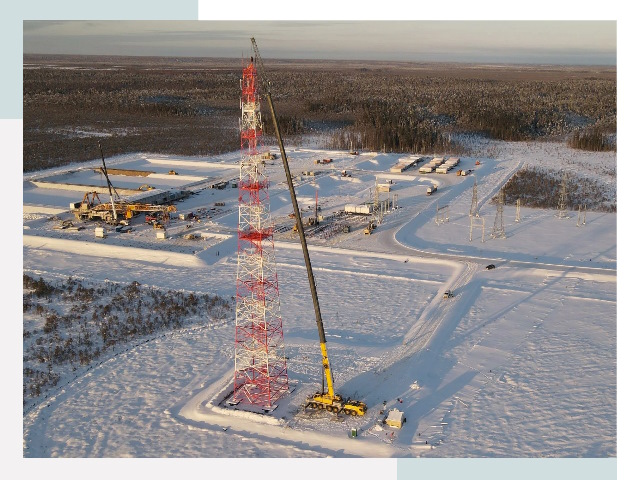 Мачты связи в Кондопоге