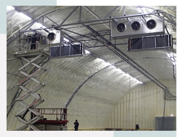 Оснащение ангаров в Кондопоге