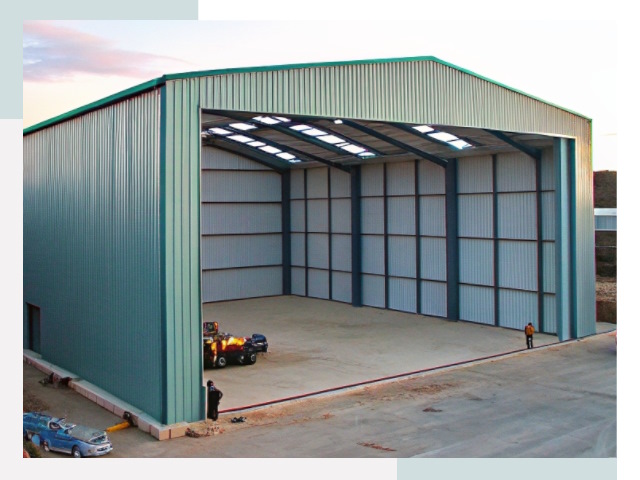 Строительство ангаров в Кондопоге